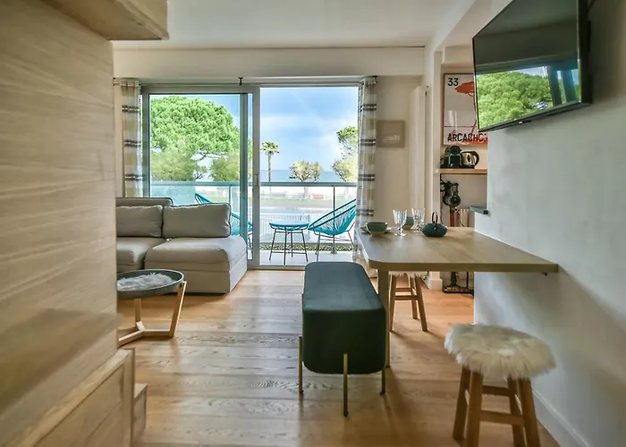 Superbe Studio En 1Ere Ligne En Plein Coeur D\'Arcachon